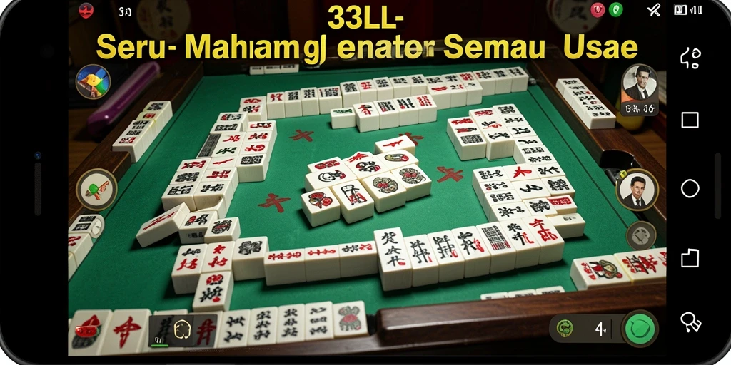 Gameplay Mahjong yang seru dan menantang di 33L.