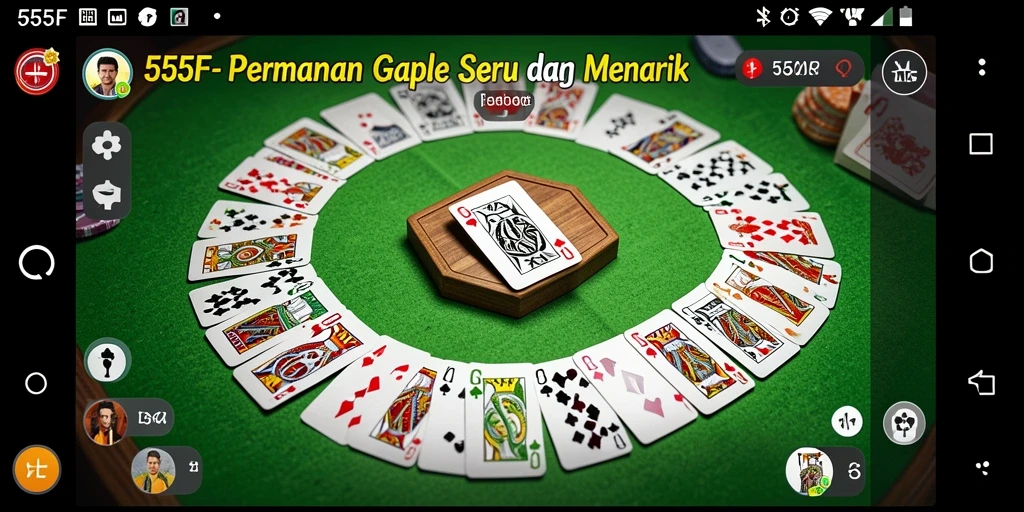 Tampilan gameplay Gaple yang seru dan interaktif.