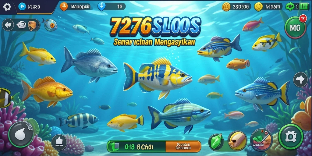 Tampilan gameplay Tembak Ikan yang seru dan penuh aksi.