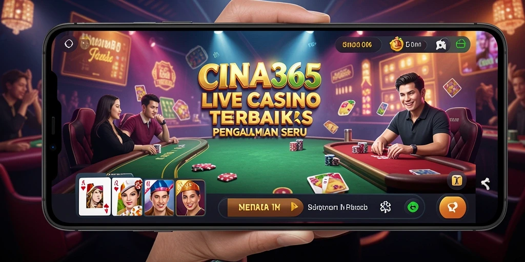 Gameplay Live Casino yang mendebarkan di CINA365 dengan dealer langsung.