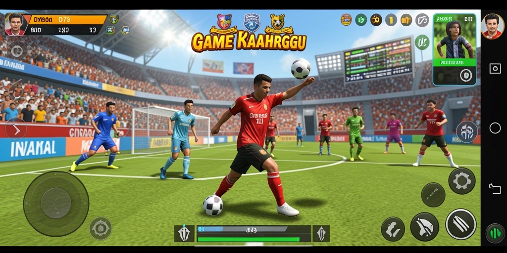 Tampilan gameplay D73 yang seru dan kompetitif.
