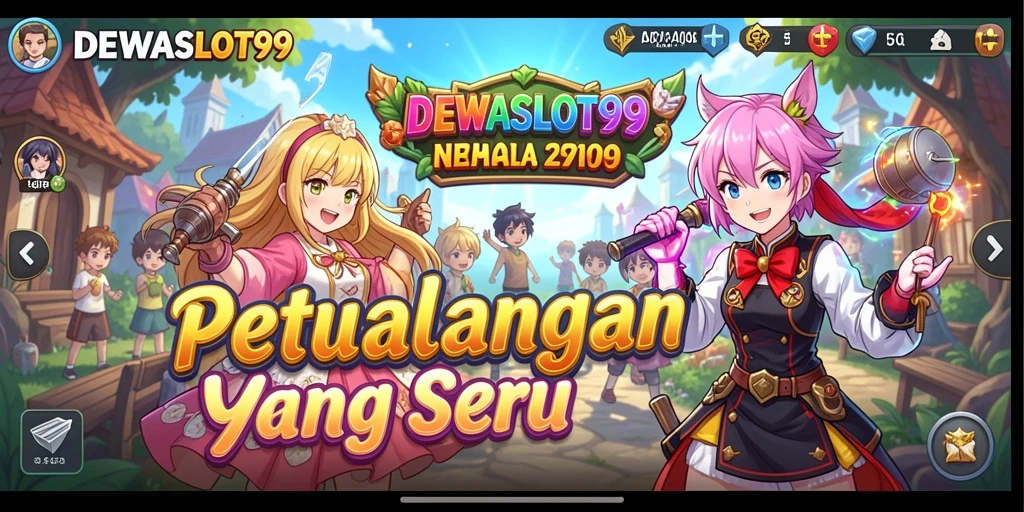 Tampilan gameplay seru di DEWASLOT99 dengan karakter Anime ikonik.