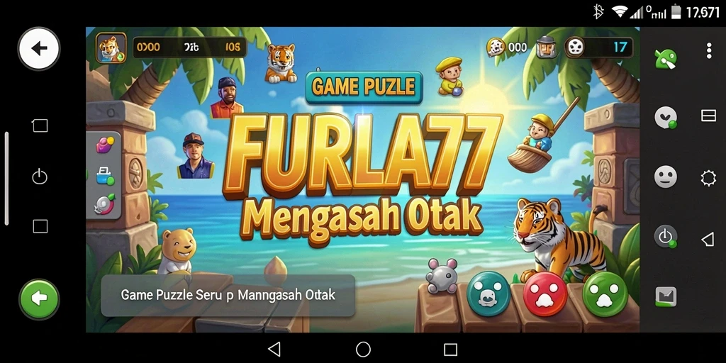 Tampilan gameplay FURLA77 dengan berbagai tantangan Puzzle.