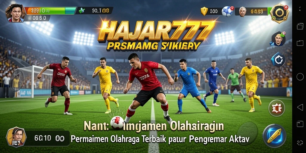 Screenshot gameplay <strong>HAJAR777</strong> yang menampilkan aksi seru olahraga.