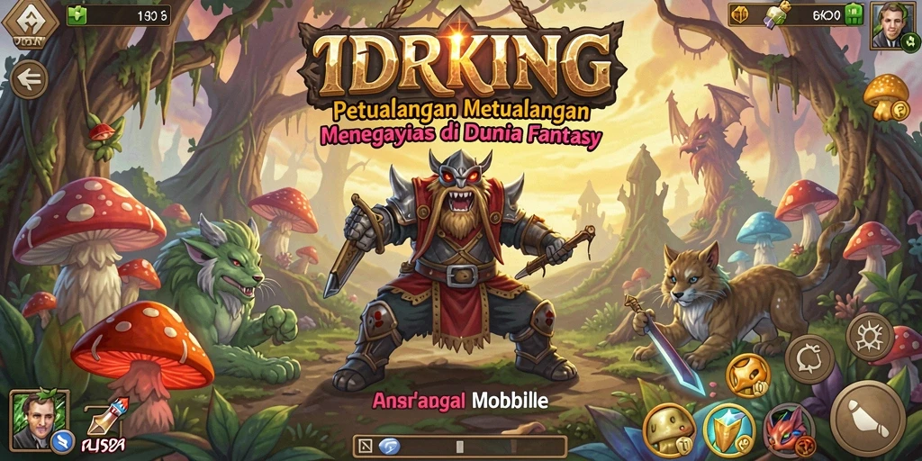 Tampilan gameplay <strong>IDRKING</strong> menampilkan petualangan seru dan grafis menawan.