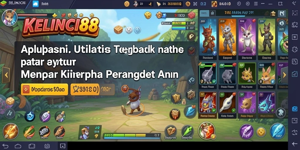 Tampilan utama KELINCI88 dengan fitur pengoptimalan kinerja.