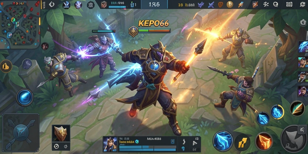 Tampilan dinamis dari gameplay KEPO66 yang penuh aksi dan strategi.