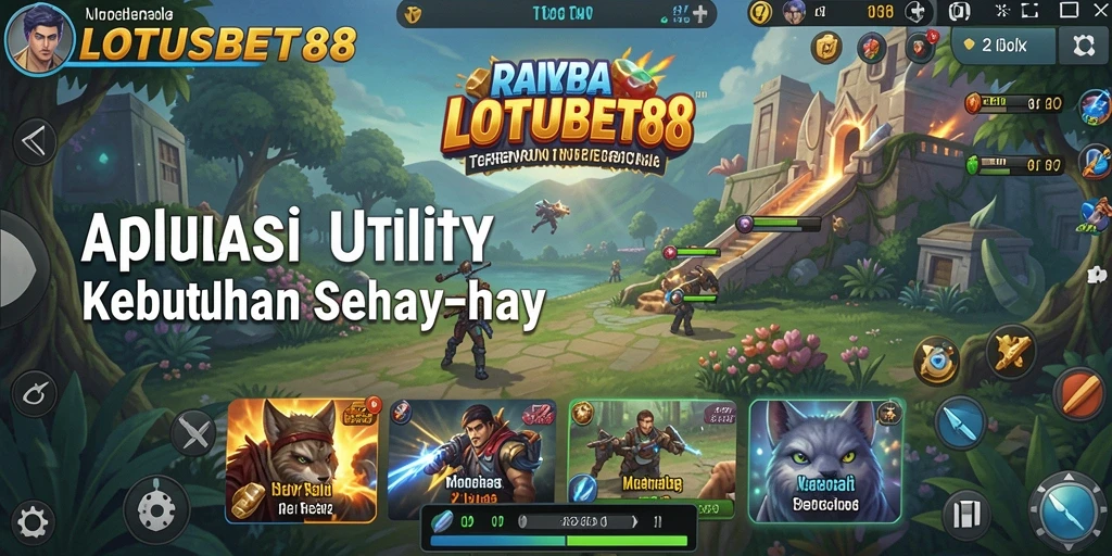 Tampilan utama LOTUSBET88 yang memudahkan navigasi dan penggunaan.