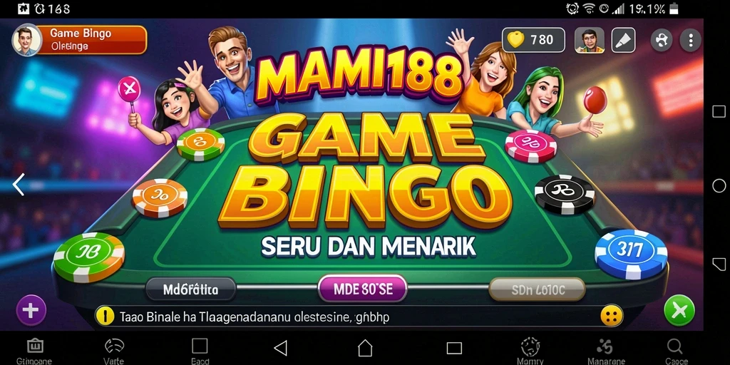 Tampilan gameplay Bingo yang menarik dalam MAMI188