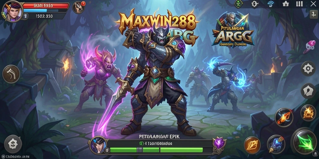 Gameplay seru dengan aksi pertarungan intens di MAXWIN288.