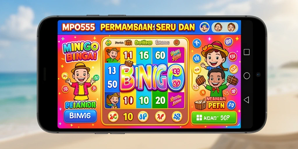 Screenshot MPO555 menampilkan gameplay Bingo yang seru dan interaktif.