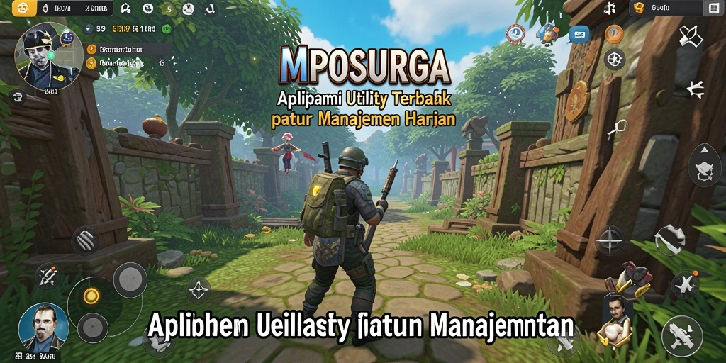 Tampilan antarmuka MPOSURGA yang sederhana dan fungsional.