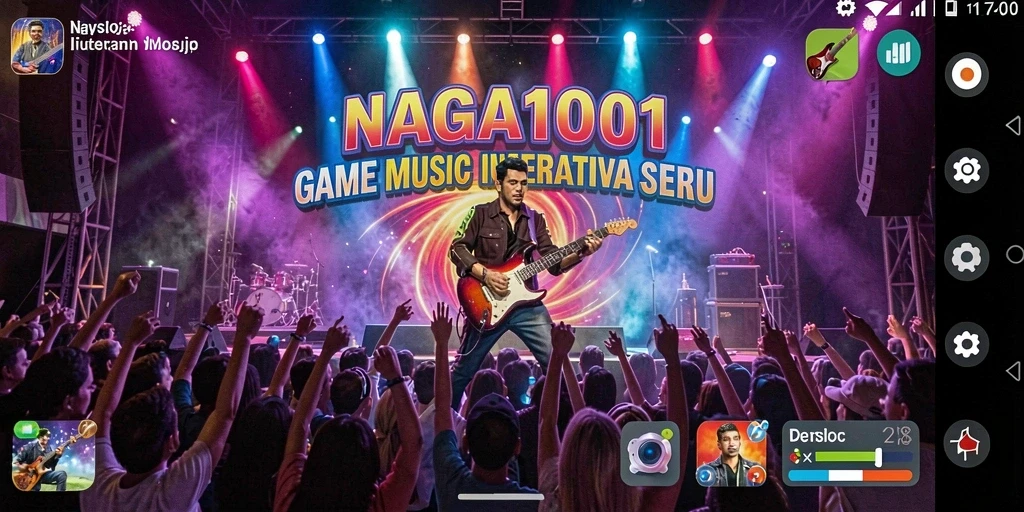 Gameplay interaktif NAGA1001 yang menyajikan musik seru.
