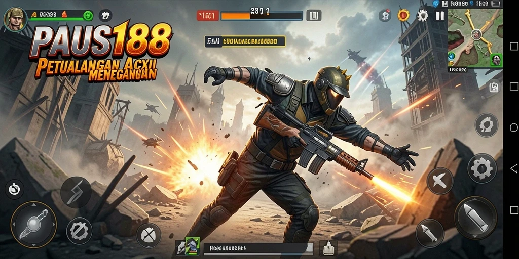 Screenshot dari gameplay menegangkan PAUS188 yang penuh aksi.