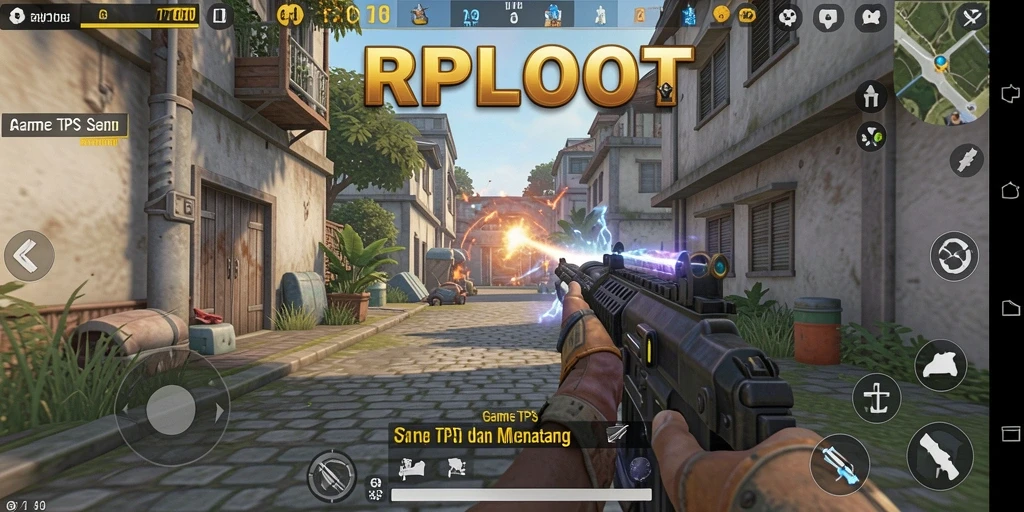Gambaran aksi gameplay seru di RPLOOT dengan grafis luar biasa.