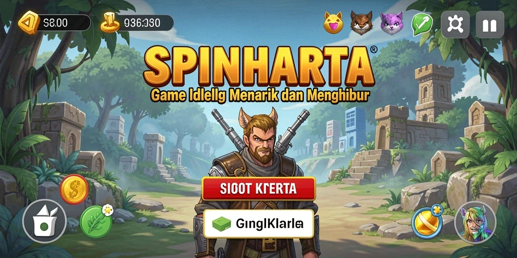 Tampilan menarik dari gameplay SPINHARTA yang menggugah semangat.