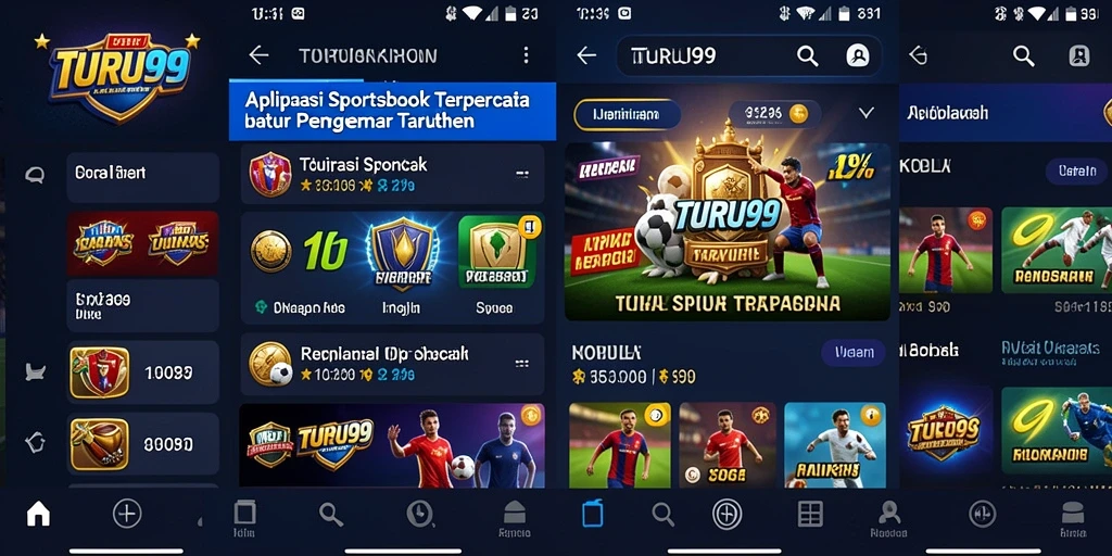 Screenshot dari gameplay taruhan olahraga TURU99.